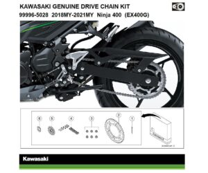 Genuine chain and sprocket kit